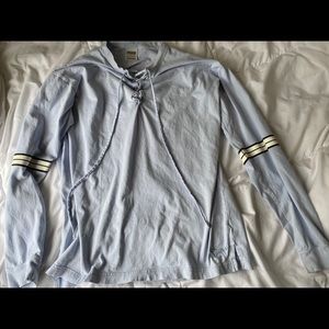 Girl’s Light Blue PINK Long-Sleeve Top